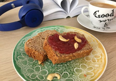 vegan banánový chlebík